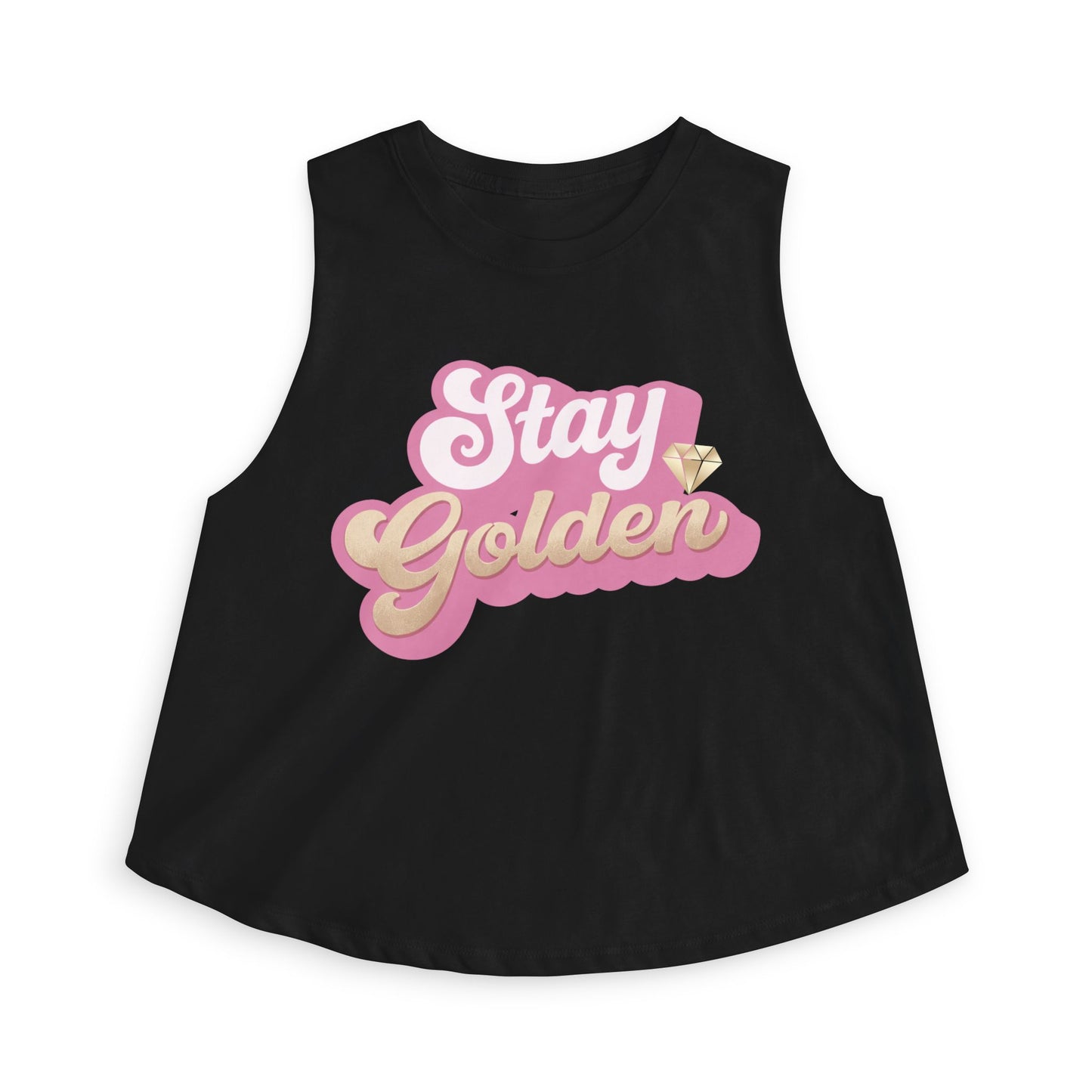Stay Golden Women's Crop Top
